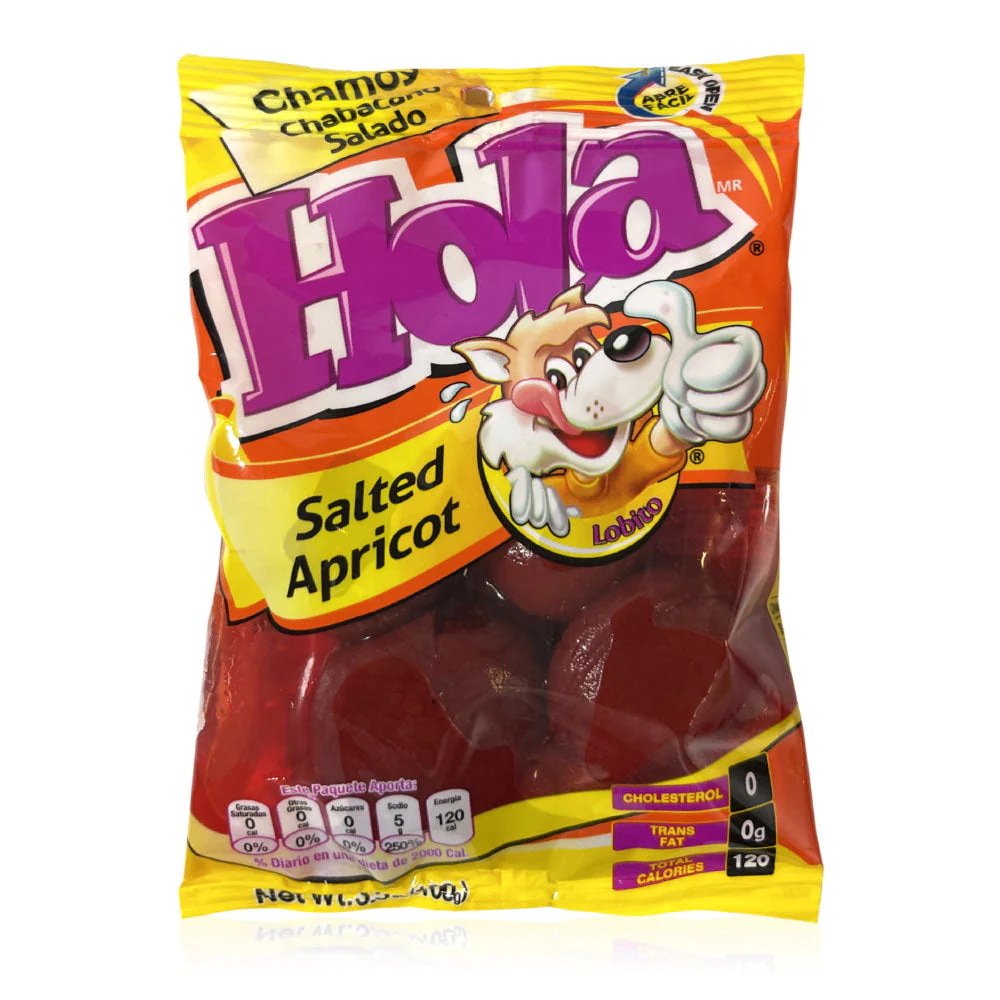 Hola Saladitos Chamoy Chabacano 12Ct