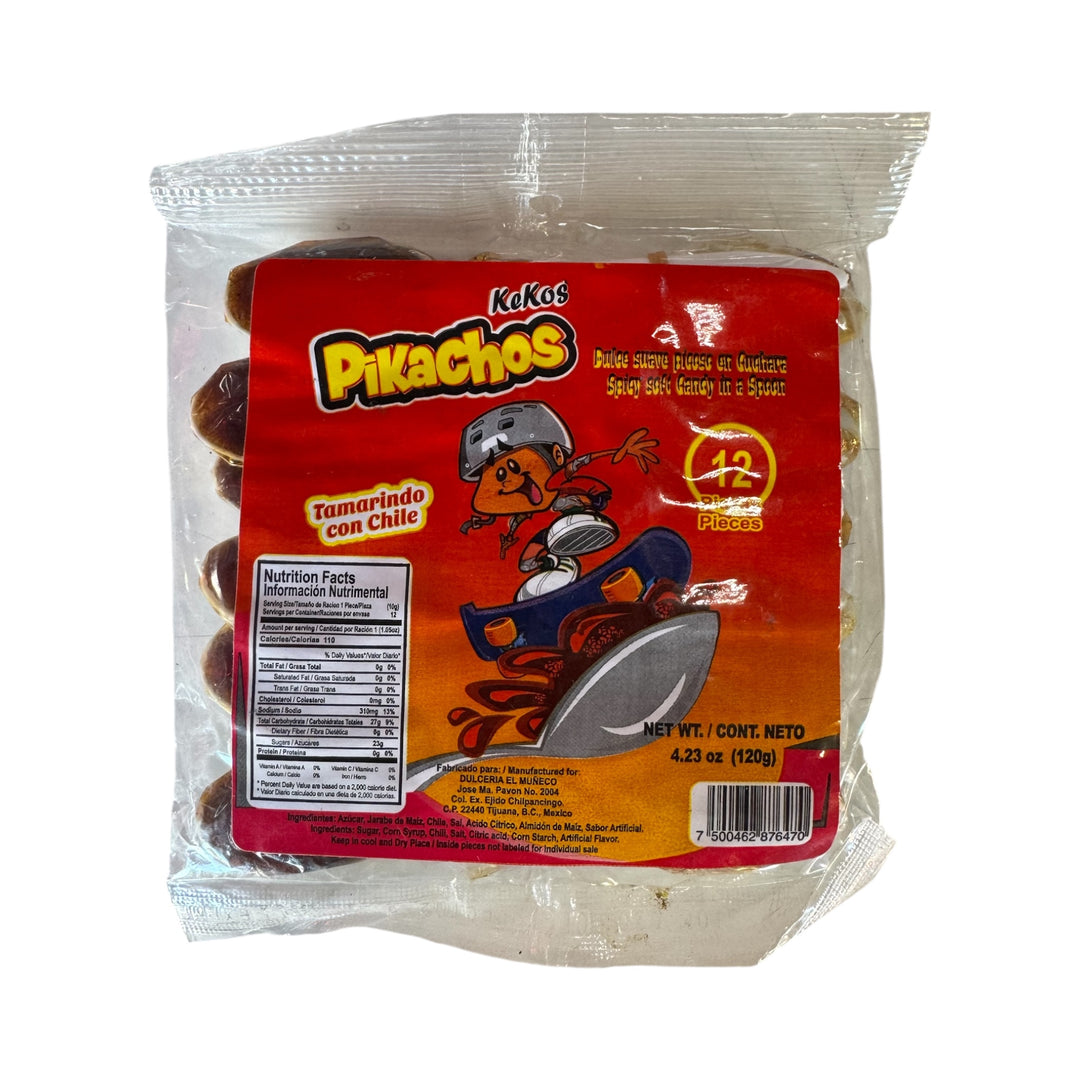 Kekos Pikachos Tamarindo Chile 12ct