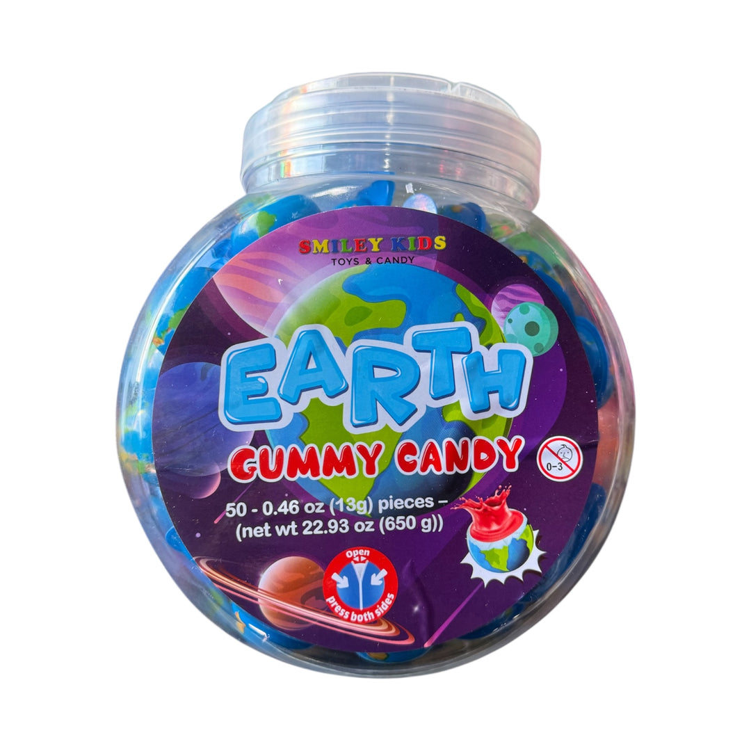 Smiley Kids Earth Gummy Candy 50ct
