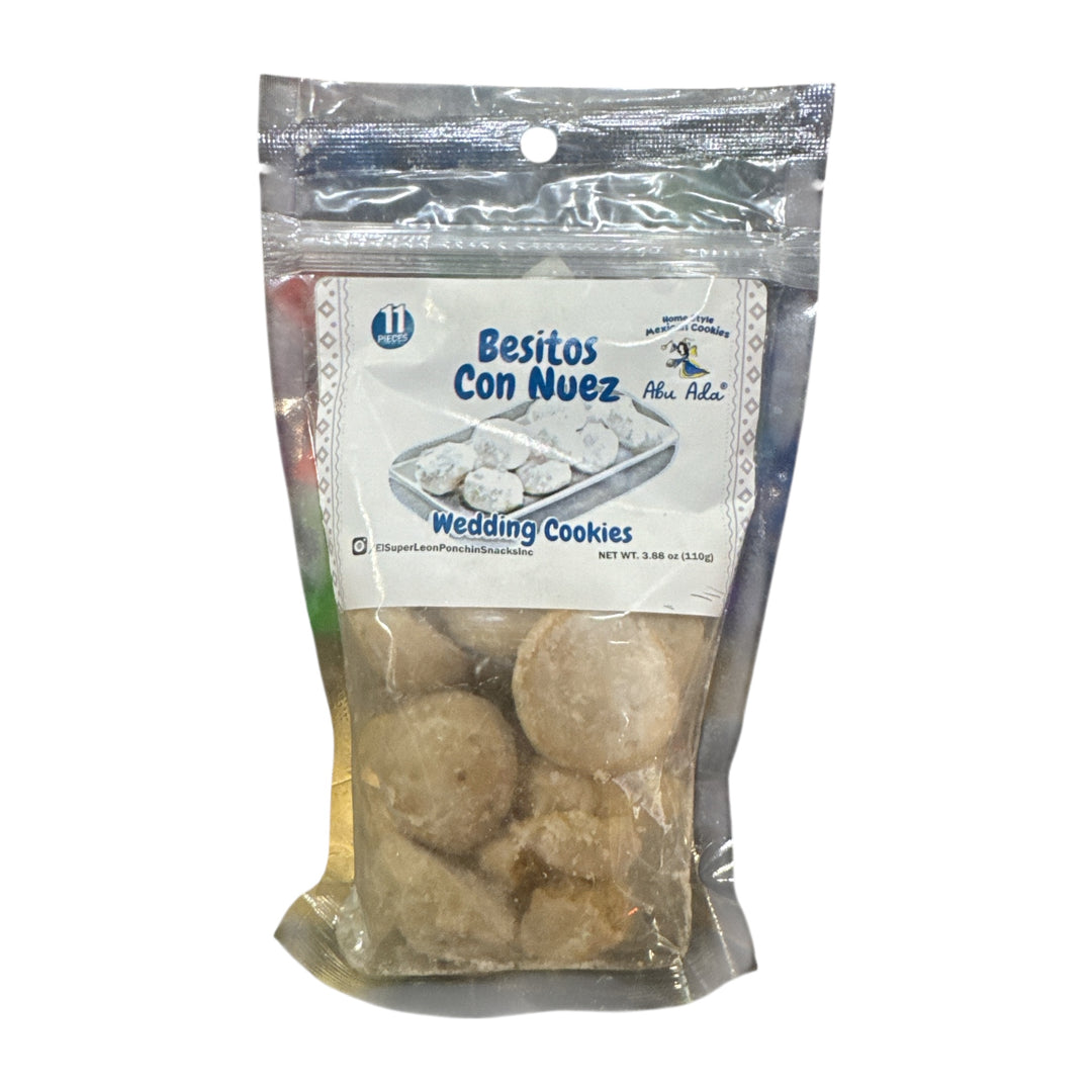 El Super Leon Abu Ada Galletas Besitos Con Nuez 11ct 110g