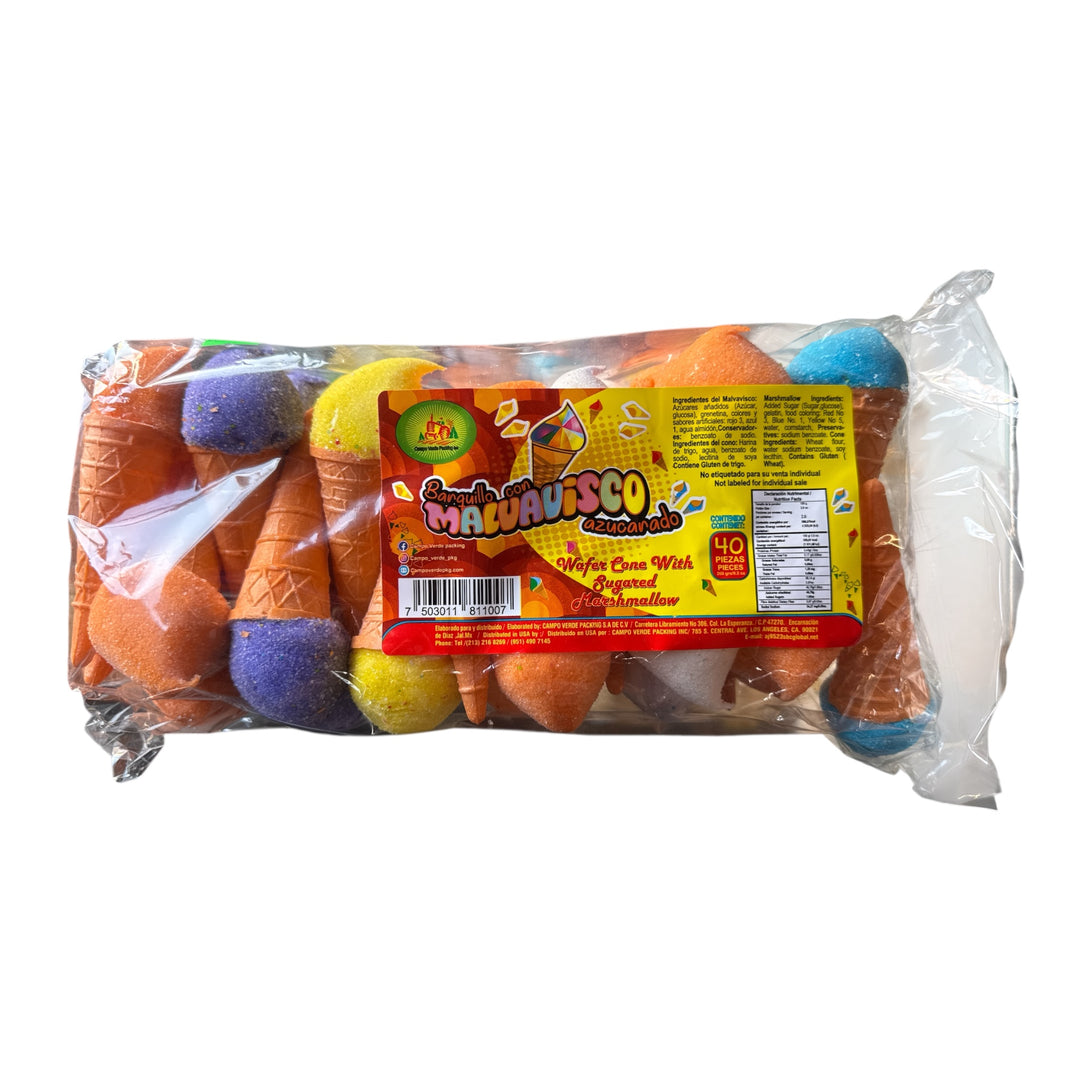 Campo Verde Barquillo Malvavisco 40ct 260g
