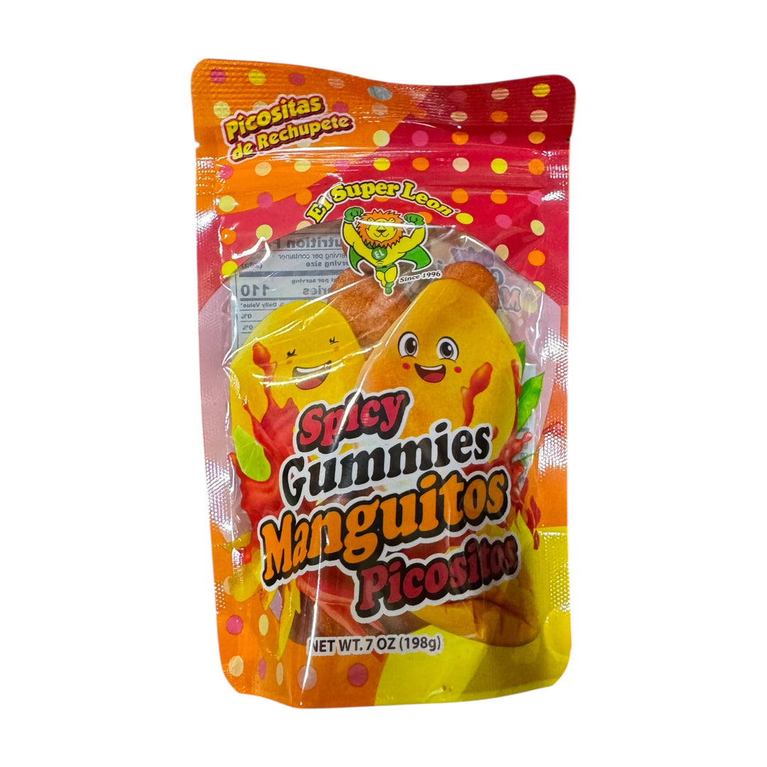 El Super Leon Spicy Gummies Manguitos