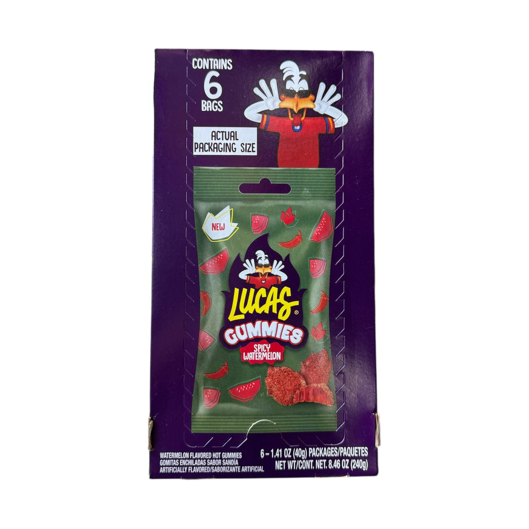 Lucas Gummies Spicy Watermelon 6ct