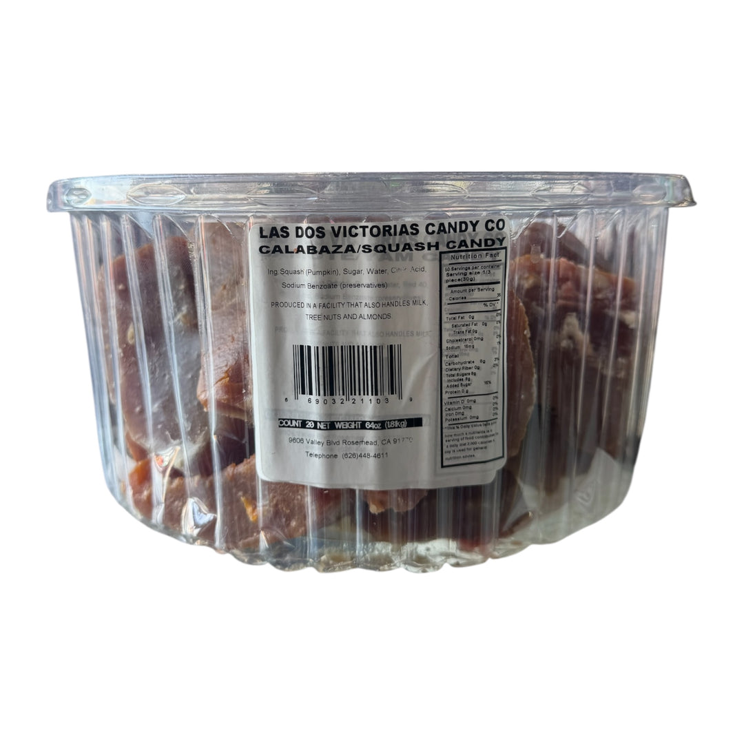 Las Dos Victorias Calabaza Squash Candy 20ct 64oz