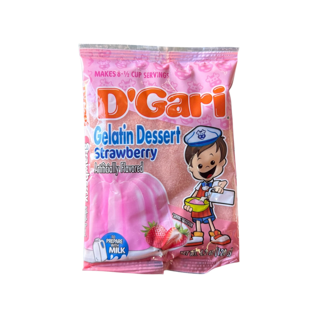 D'gari Gelatin Dessert Strawberry