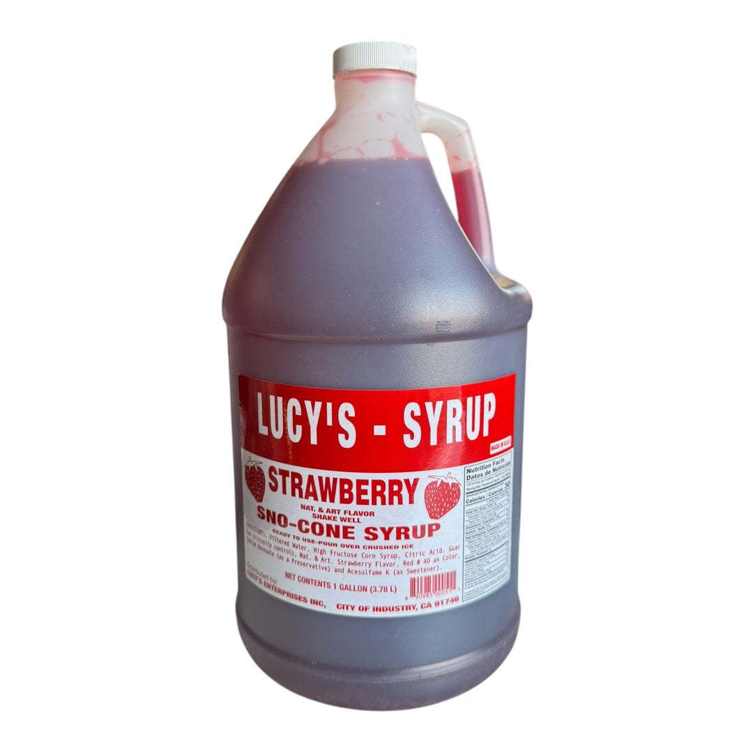 Lucy's Sno-Cone Syrup 1 gallon