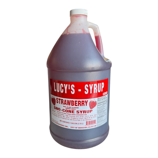 Lucy's Sno-Cone Syrup 1 gallon