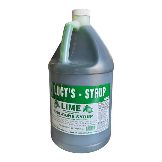 Lucy's Sno-Cone Syrup 1 gallon