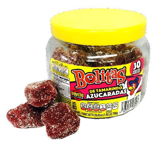 Pavito Bolitas de Tamarindo Azucaradas 30ct