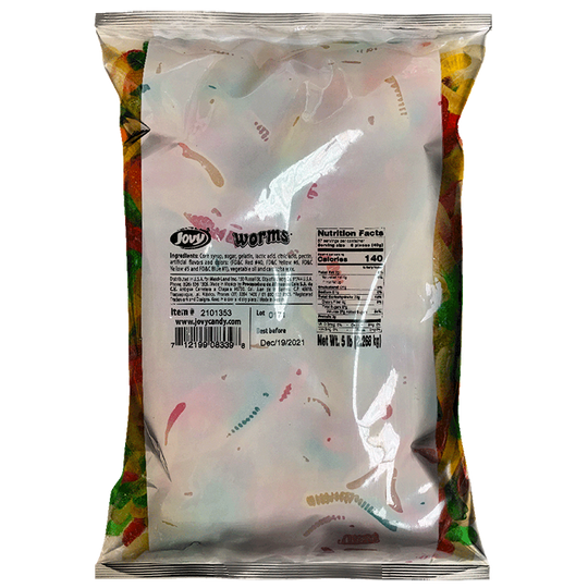 Jovy Gummy Worms 5lbs