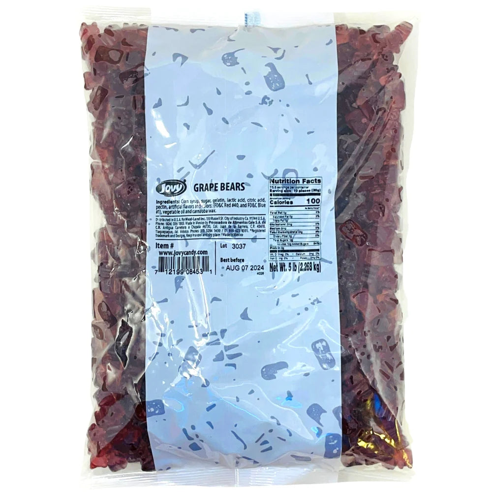 Jovy Grape Bears 5lbs