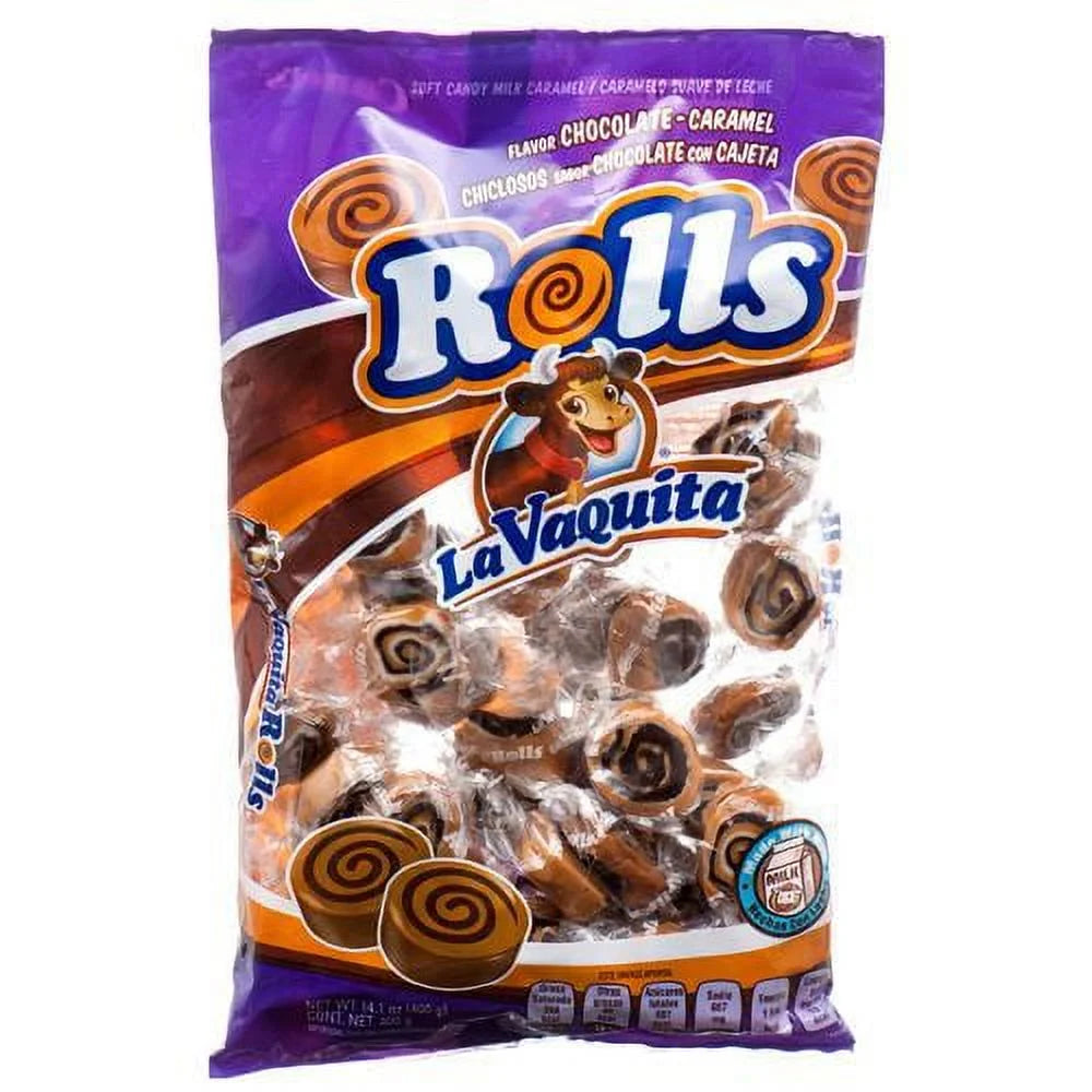 Canels Rolls La Vaquita Chocolate Sweet Candy