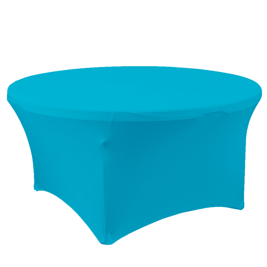 SPANDEX ROUND TABLE COVER 60" 38-0066