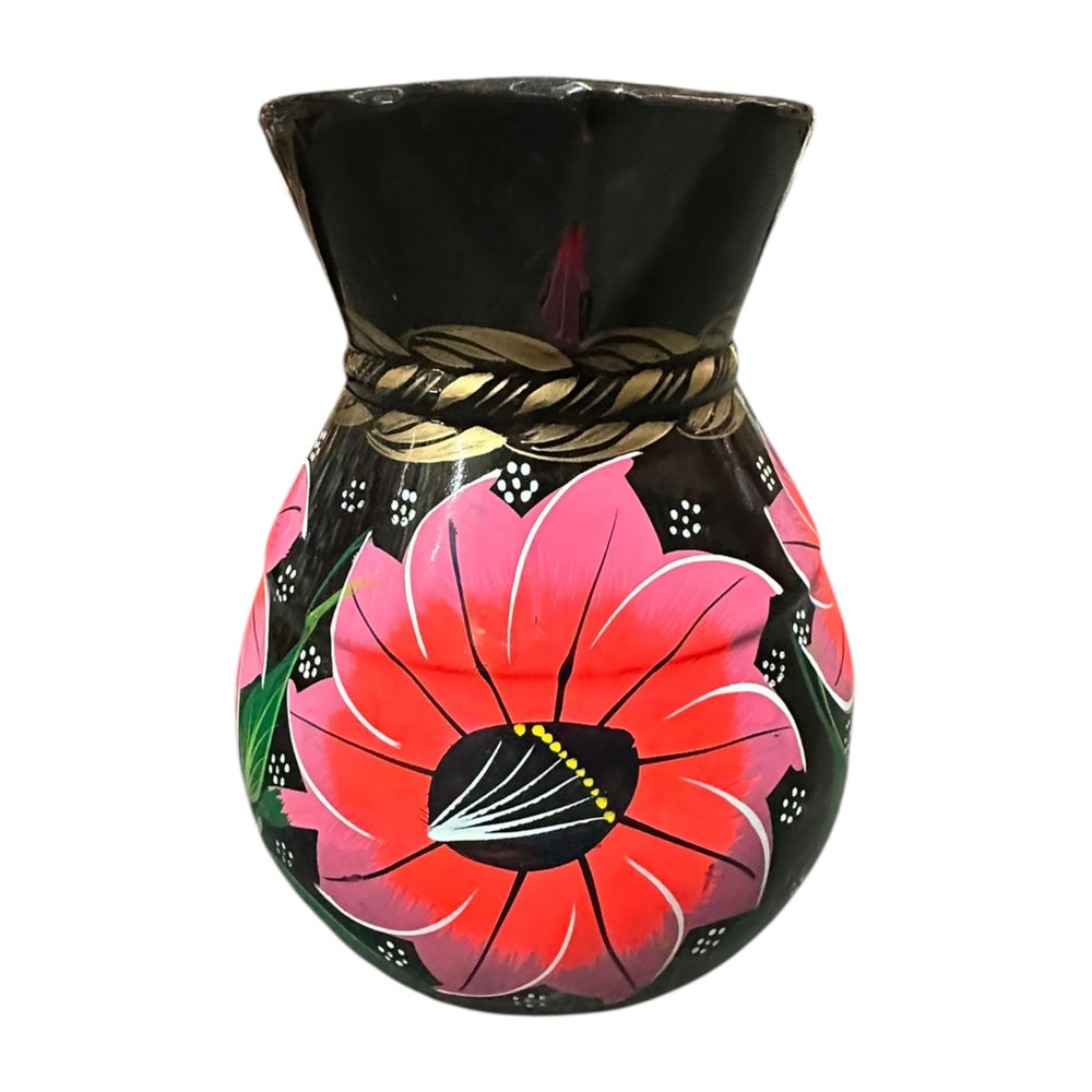 Black Water Pitcher With Flower