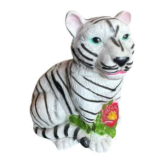 white tiger piggy bank