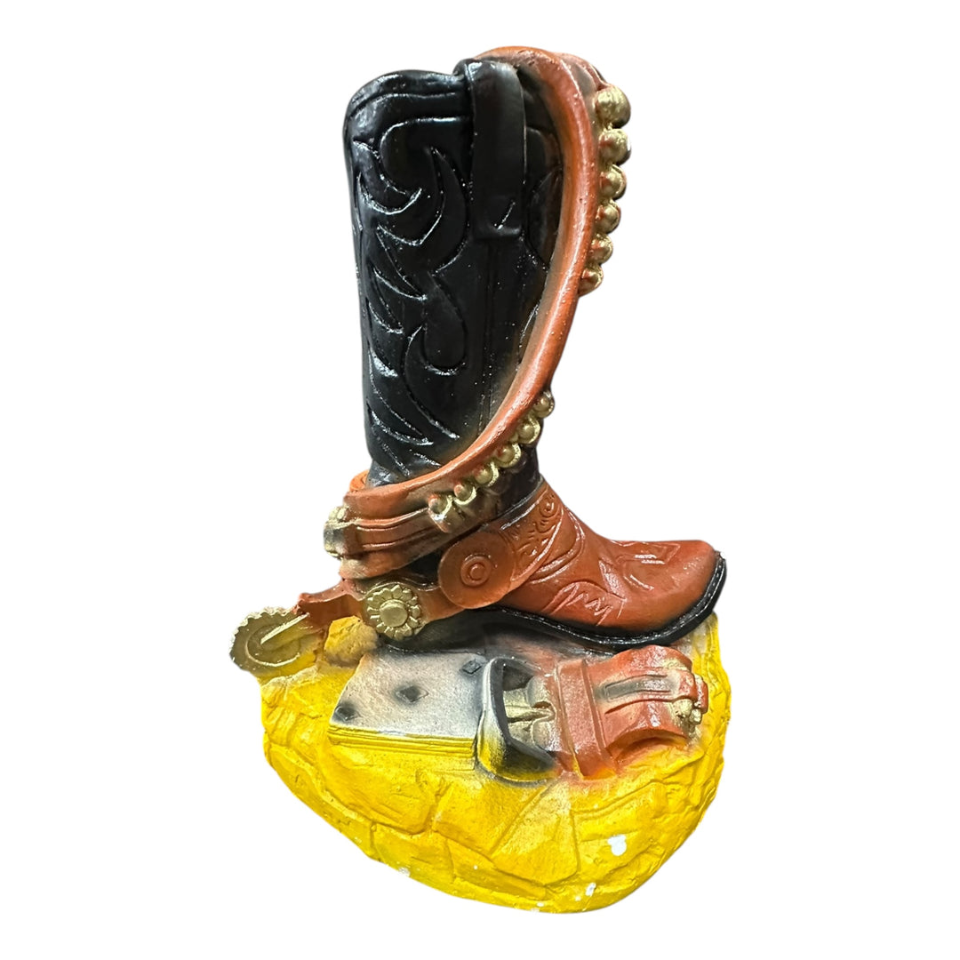 Tall Cowboy Boot Piggy Bank