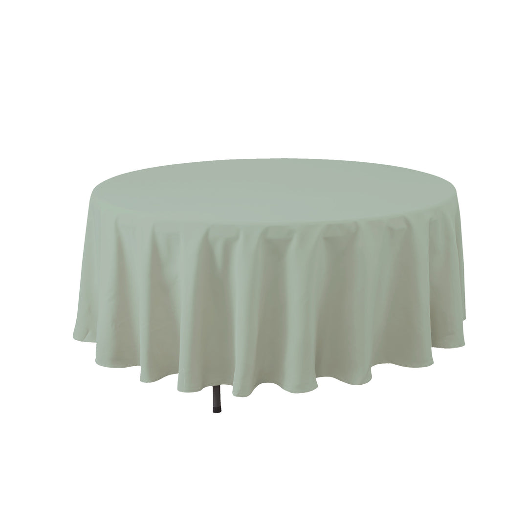 ROUND POLYESTER TABLE COVER 132"