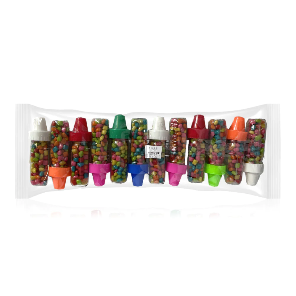 Baby Bottles With Gum - Dulces Tipicos Biberones 12Ct
