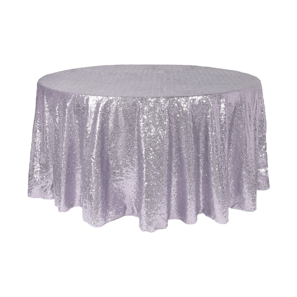 ROUND SEQUIN TABLE COVER 108"
