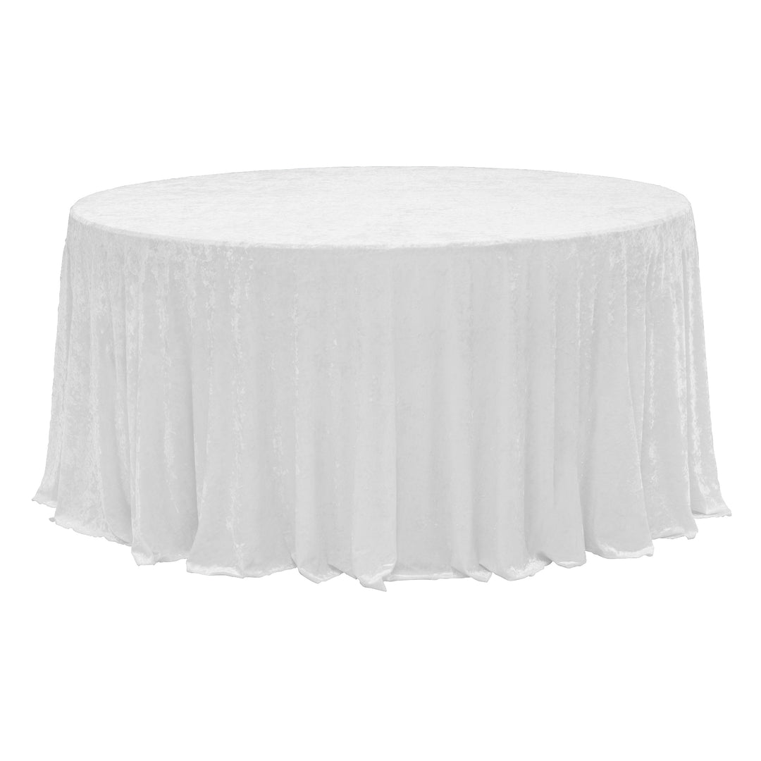 ROUND VELVET TABLE COVER 120"