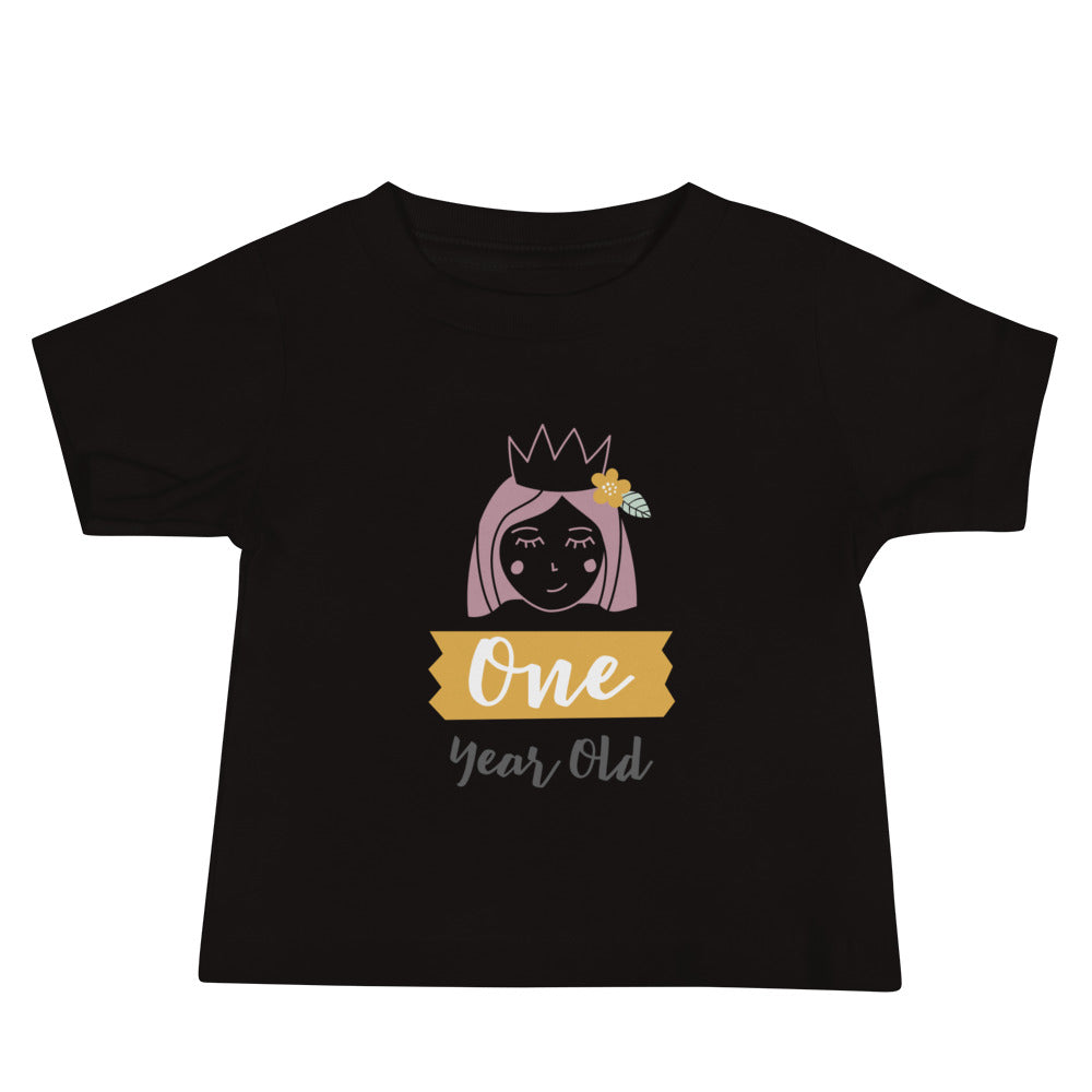 One Year Baby Jersey Short Sleeve Tee