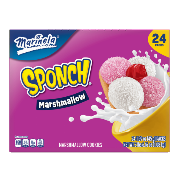 Marinela Marshmallow Sponch 24ct