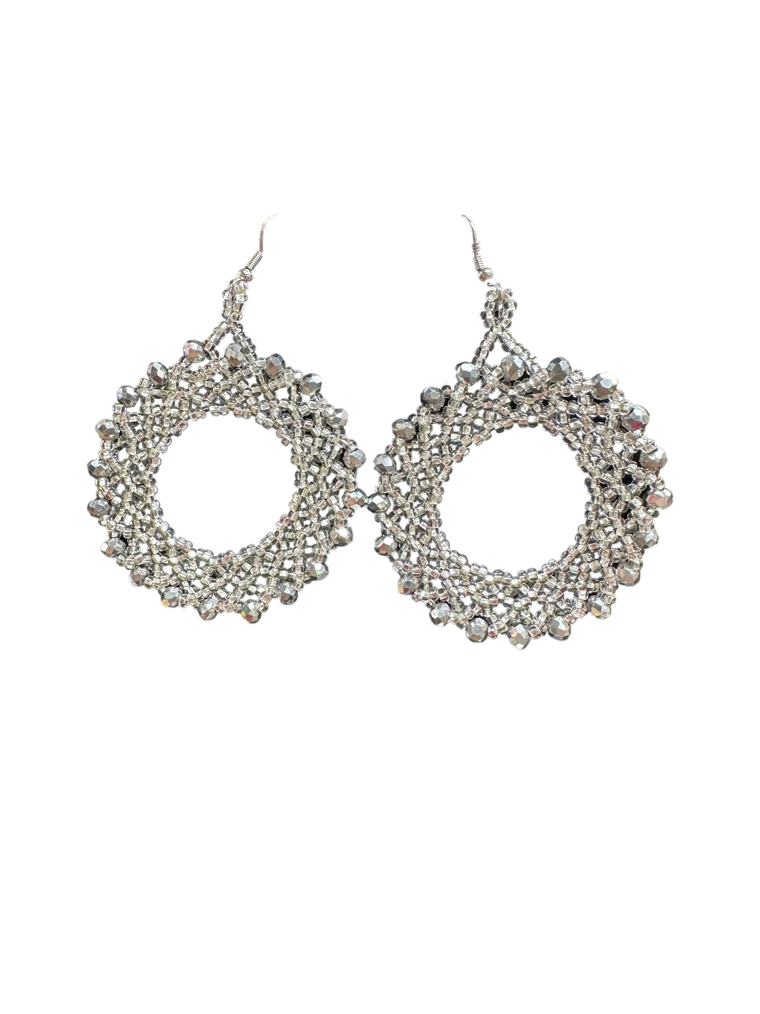 Hand Beaded Earrings