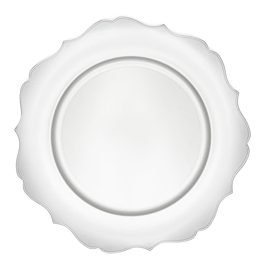 Scalloped Plastic Plate 15-0785