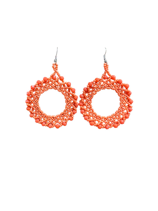 Hand Beaded Earrings