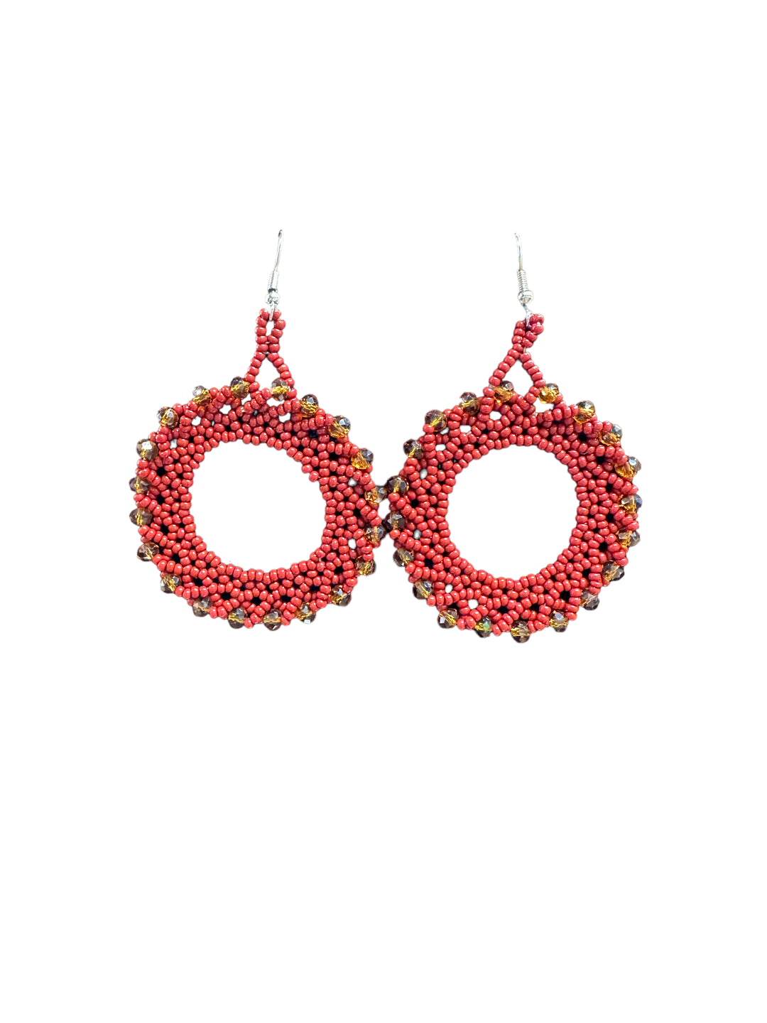Hand Beaded Earrings