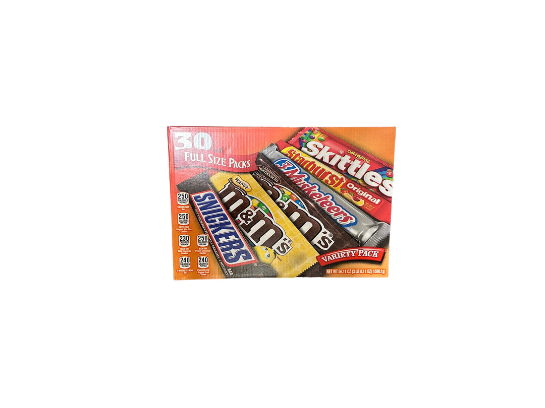 Mars Variety Pack Candies 30 Full Size Bars