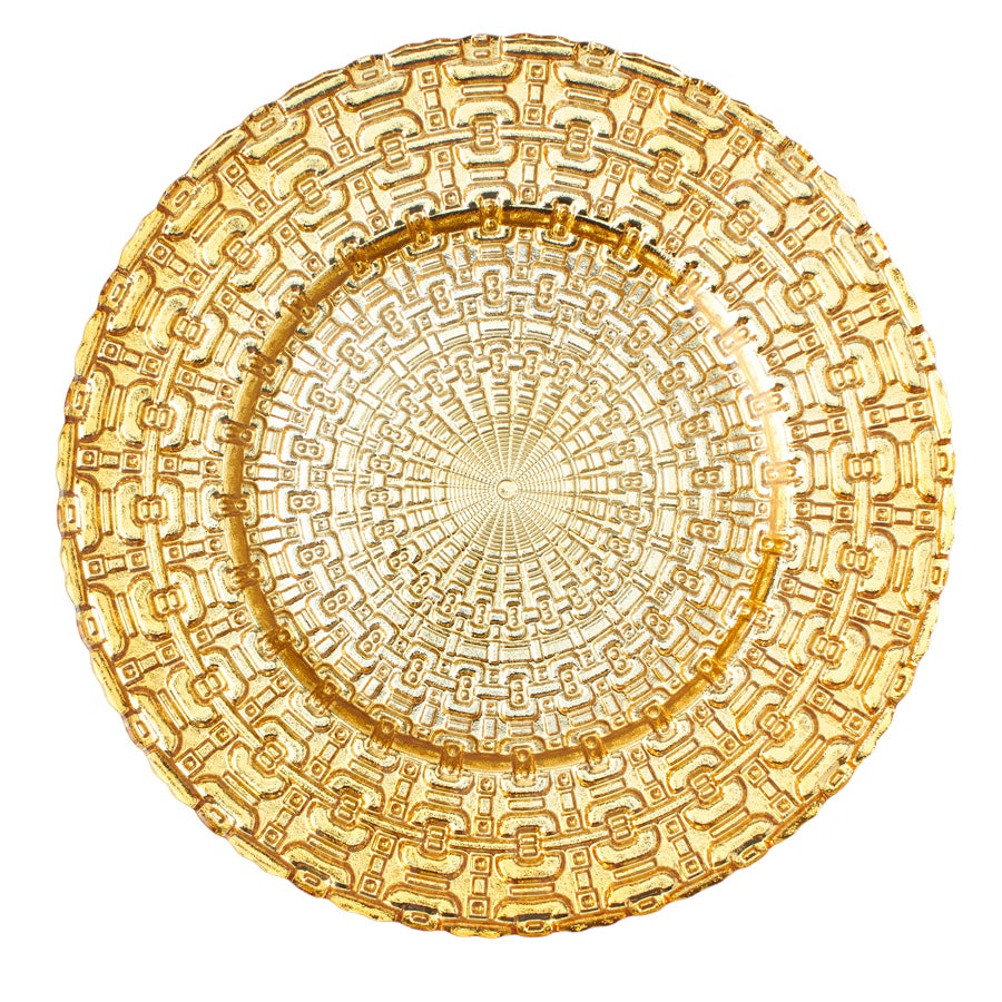 Glass Charger Plate 90-0587GD