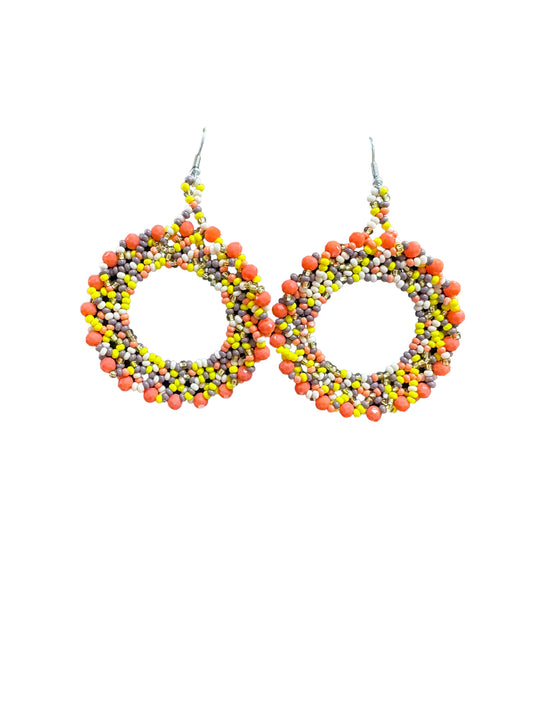 Hand Beaded Earrings