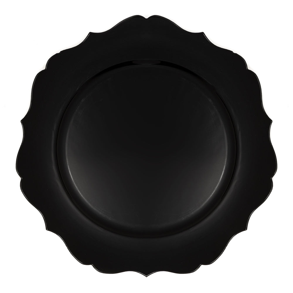 Scalloped Plastic Plate 15-0785