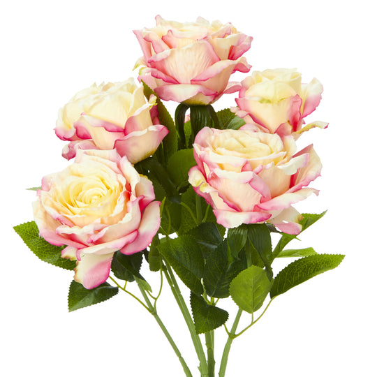 Artificial Deluxe Elegant Rose Bundle 25-0272IVPK