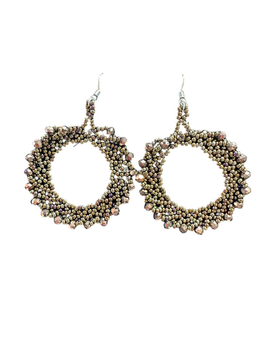 Hand Beaded Earrings