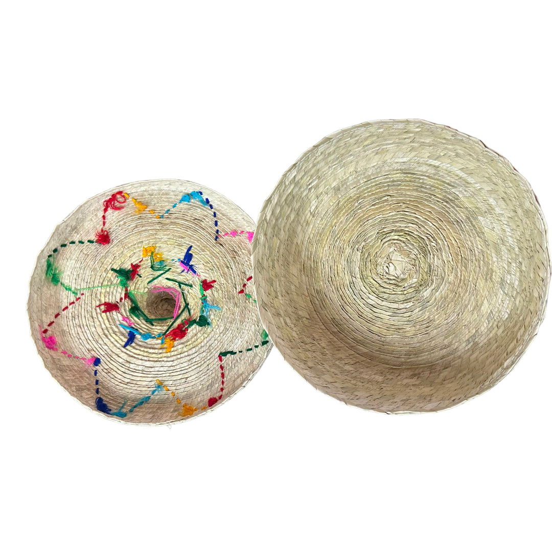 Tortillero sombrero bordado