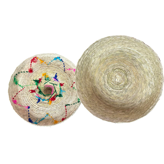 Tortillero sombrero bordado