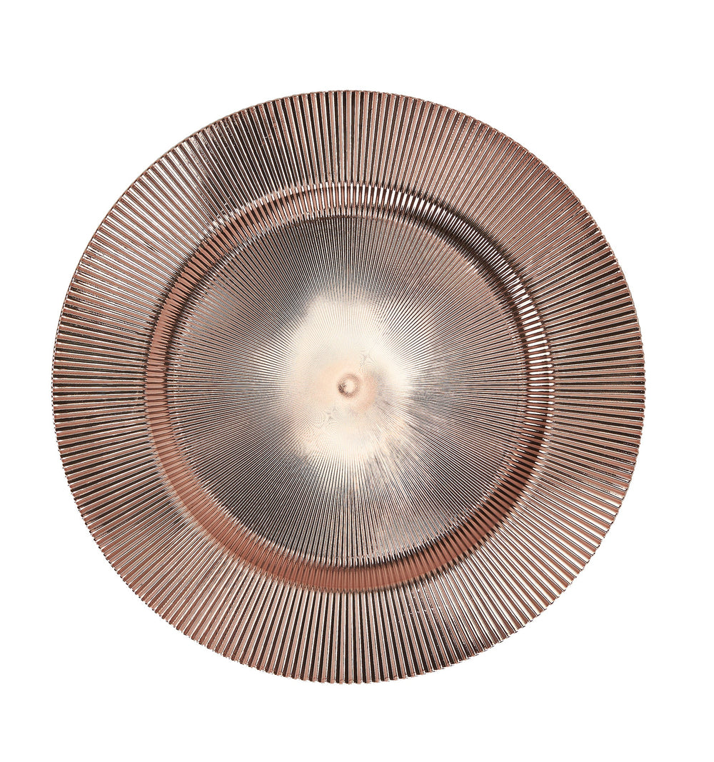 Stripe Etched Charger Plate 15-0705