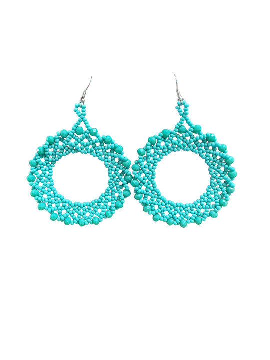 Hand Beaded Earrings