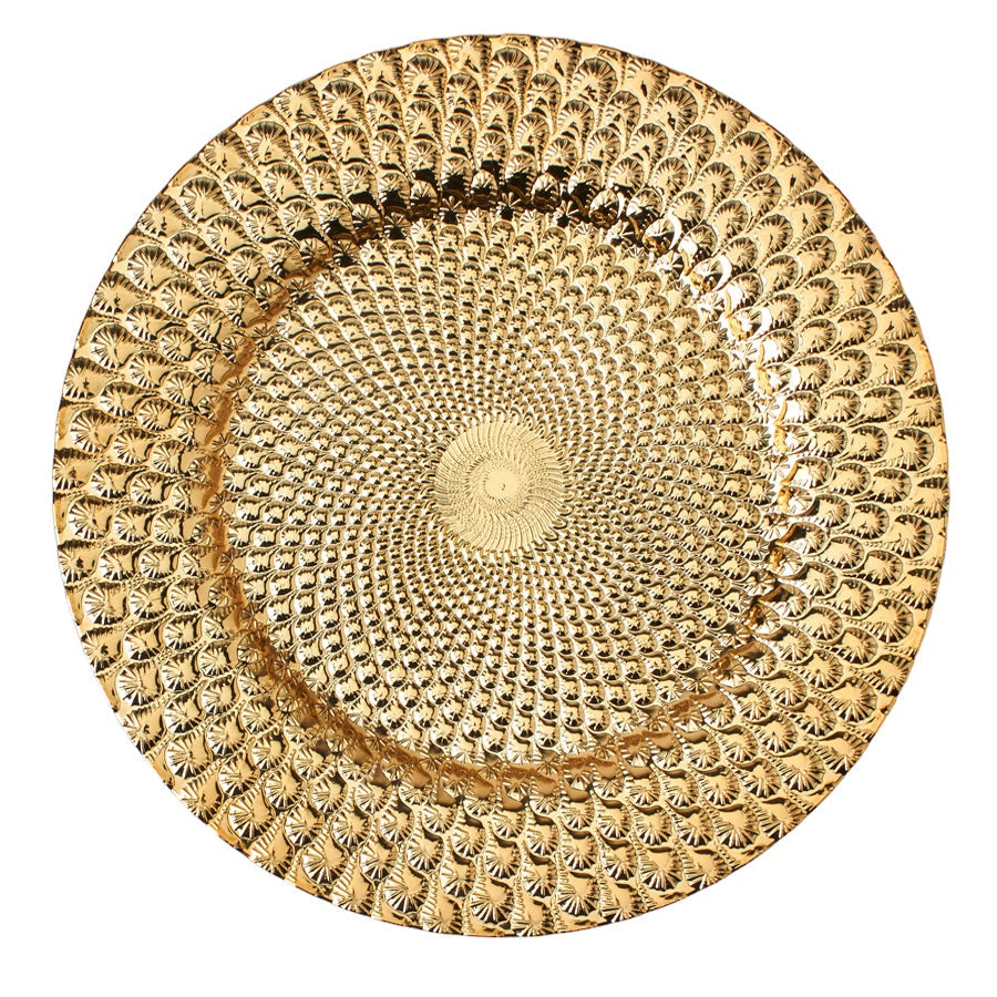 Peacock Charger Plate 15-0601