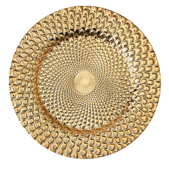 Peacock Charger Plate 15-0601