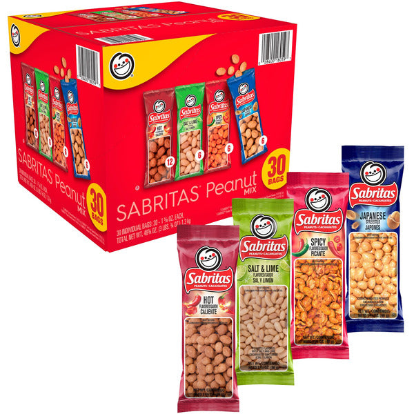 Sabritas Peanuts 30 bags