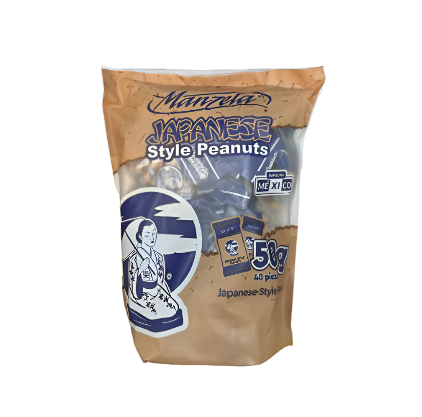 Manzela Japanese Style Peanuts: 50g 50ct